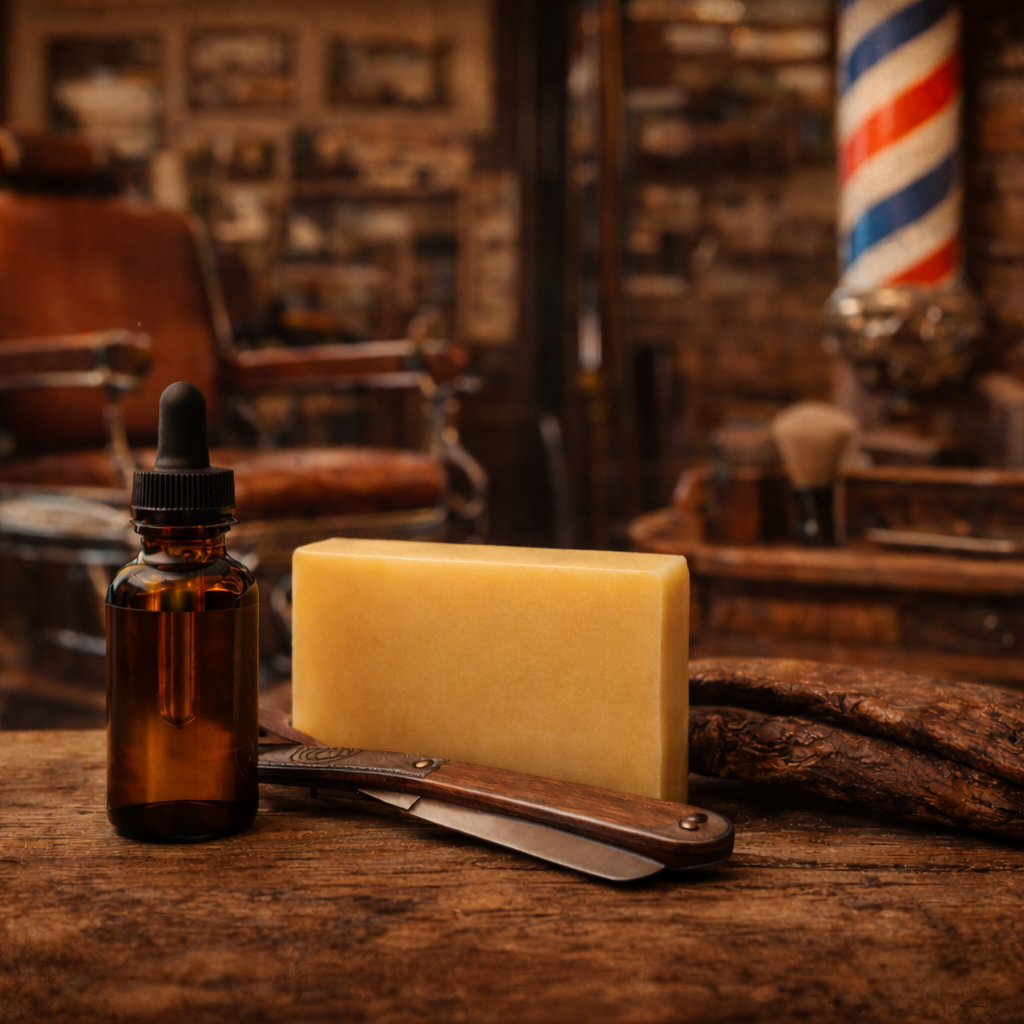 Old Barbershop Beard Oil & Soap Duo