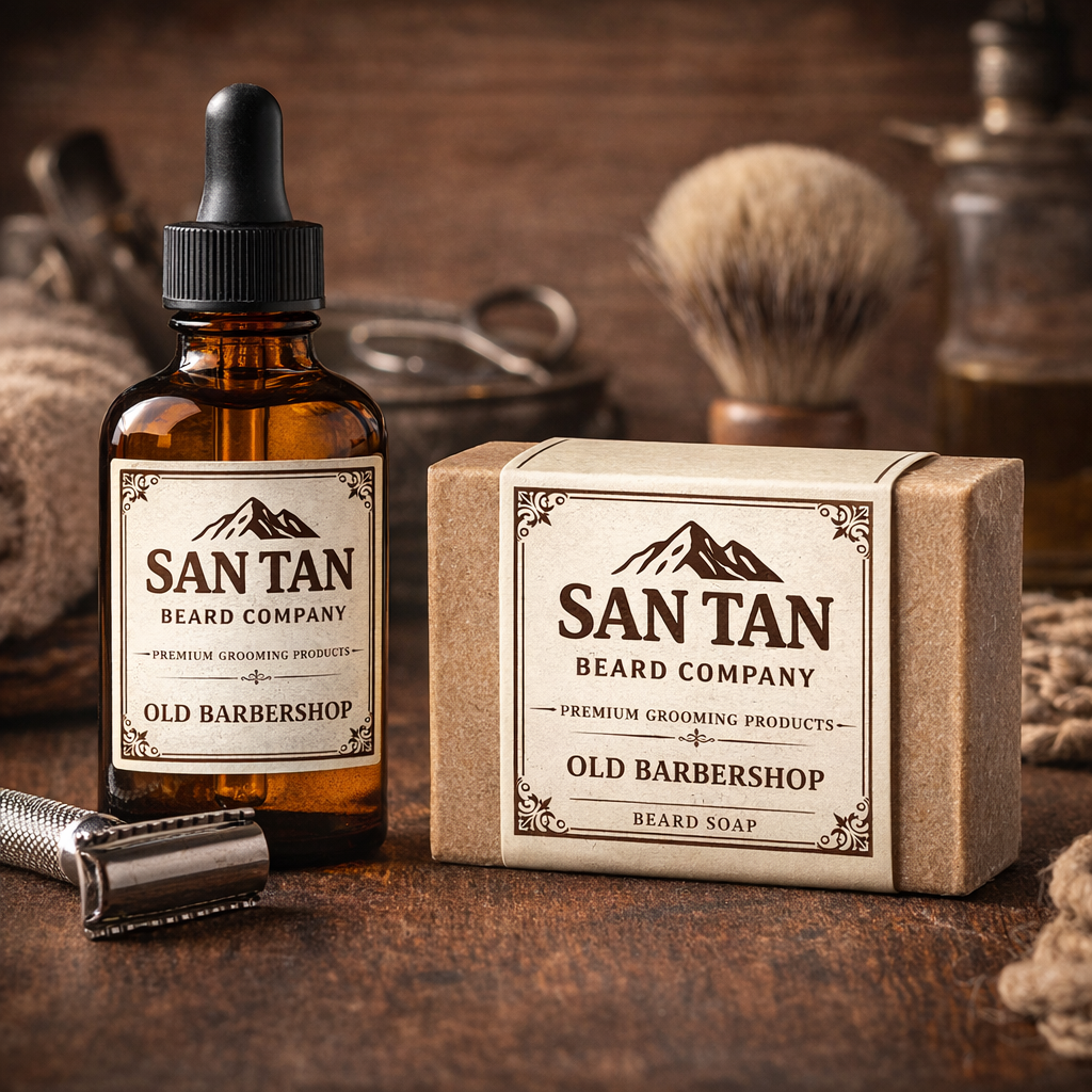 Old Barbershop Beard Oil & Soap Duo